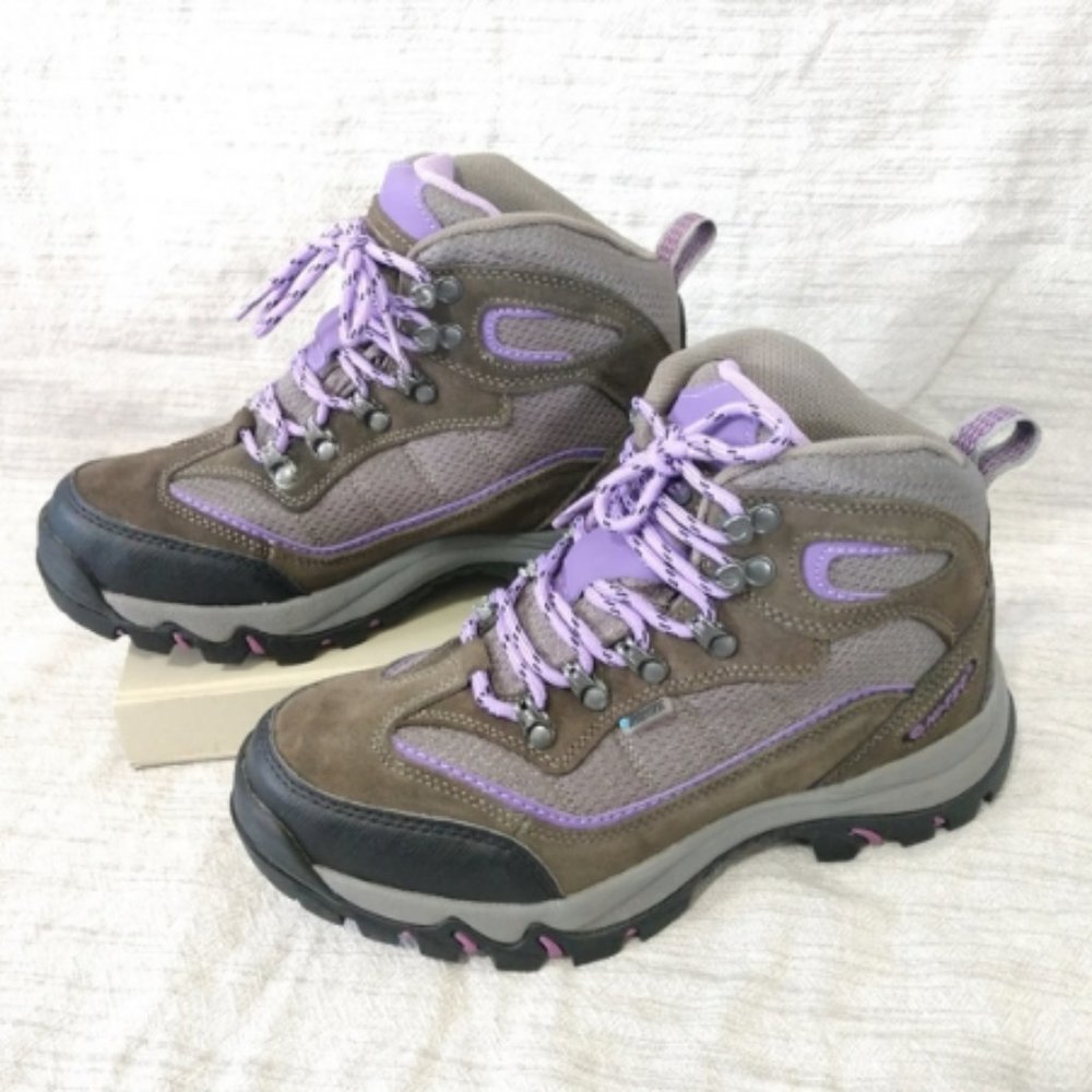 Hi-Tec Hiking Boots Purple and Gray Size 8.5